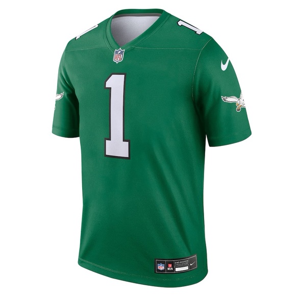Men's Philadelphia Eagles Jalen Hurts Nike Kelly Green Jersey - Picture 6 of 8